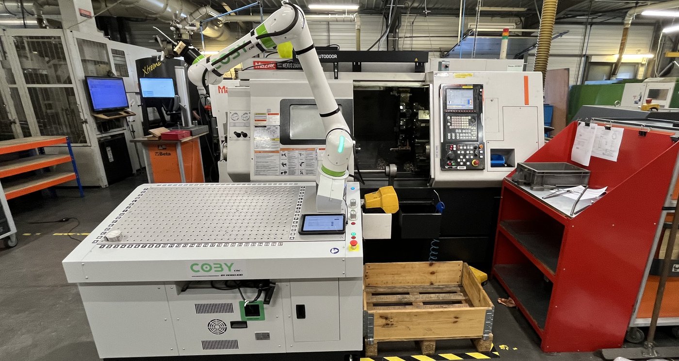 Coby CNC + Mazak QTN 200