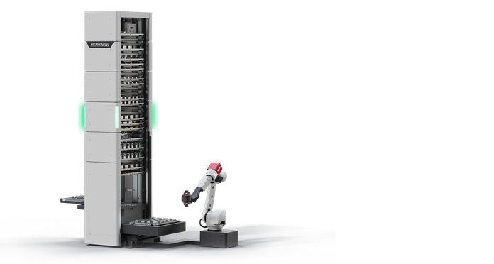 Tower: the ultimate automation for turning and milling machines - RoboJob