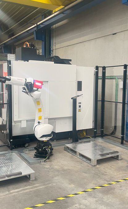 Pallet-Load Mill + Flipover Unit + MAzak CV5-500