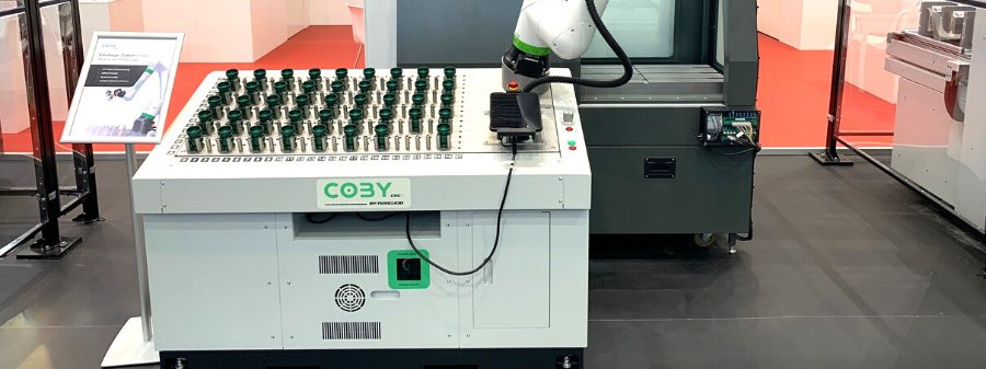 Coby CNC op AMB Beurs