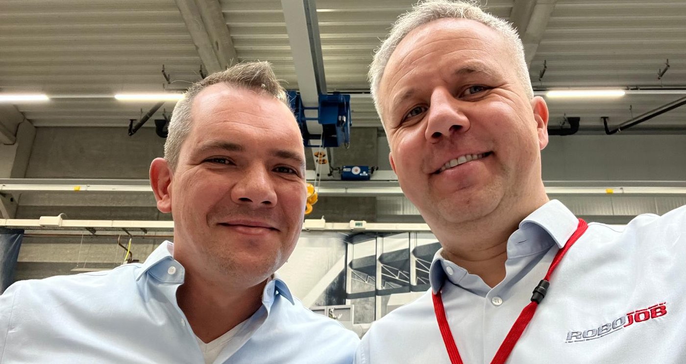 Yoeri De Roovere and Norman Rhein from RoboJob GmbH