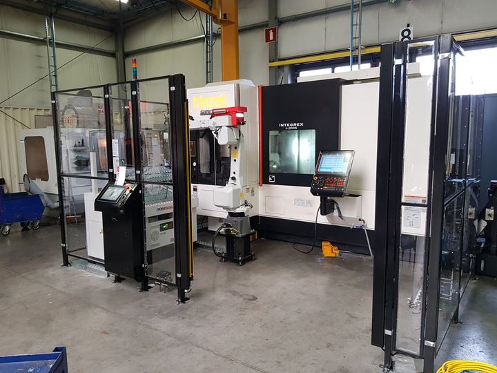Aelbrecht-Maes Metaalconstructies automates a Mazak Integrex and a Mazak CV5-500 with RoboJob